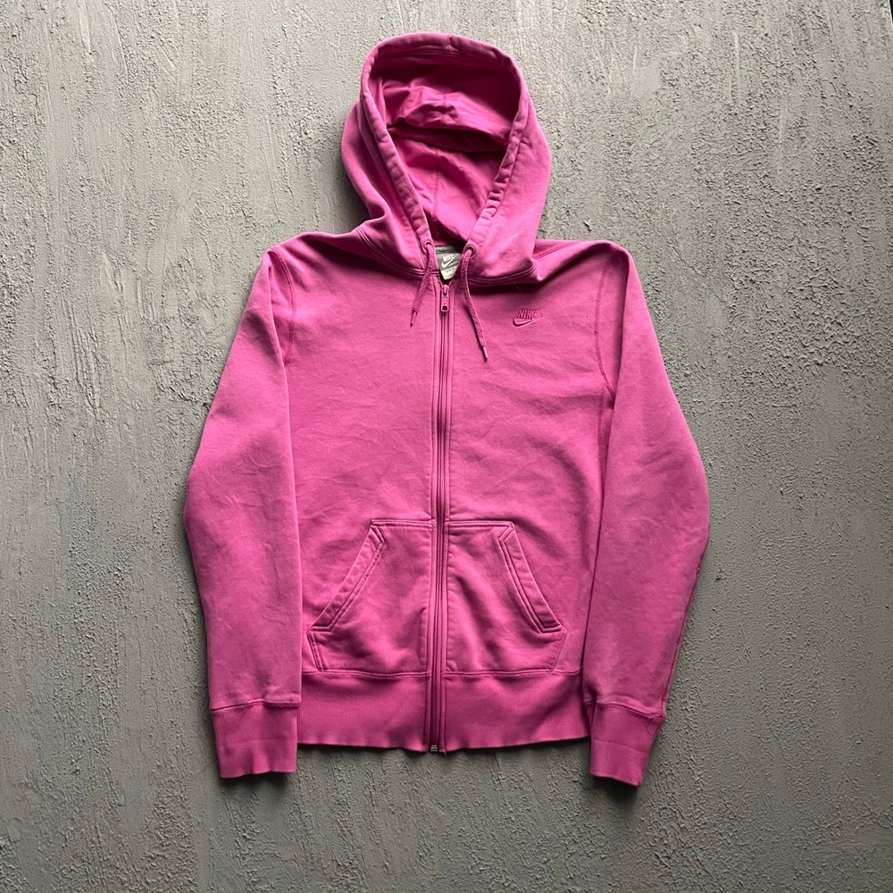 Vintage Nike Zip Up Hoodie Girls XL Pink 2000s